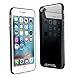 REALIKE iPhone 7 Plus Case, iPhone 8 Plus Case Tempered Glass Back Anti-Scratch Black Glass Cover Slim Fit Reinforced Bumper Shockproof Protection Case