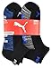 Puma 6-Pack 1/2 Terry Quarter Crew Socks Heel Logo