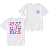 IZYJOY in My Double Digits Era Shirts Girls 10th Birthday T-Shirts 10 Years Old Birthday Party Short Sleeve Summer Tee Tops