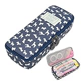 Twinkle Club Cute Pencil Case, High Capacity Pencil Pouch Stationery Organizer, Perfect Holder for Pens and Pencils, Lucky Dog