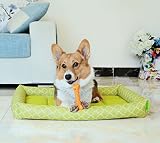 Pecute Dog Bed Waterproof Detachable Pet Mat Washable Printed for Dogs and Cats 