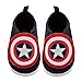 Marvel Baby Boys Avengers Captain America Character Low Top Denim Sneakers, Navy Blue, 3-6M