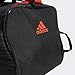 adidas Diablo Small Duffel Bag, Black Looper/ Hi - Res Red/ Black, One Size