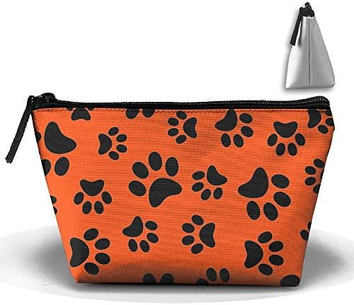 Unisex Stylish And Practical Round Irregular Cats Footprints Trapezoidal Storage Bags Handbags