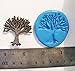 Tree Flexible Food Grade Silicone Push Mold for Polymer Clay, Resin,wax,miniature Food,sweets,plaster