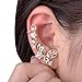 JQUEEN Exotic New Hollow Butterfly with Rhinestone Ear Wrap Cuff Earrings Ear Stud