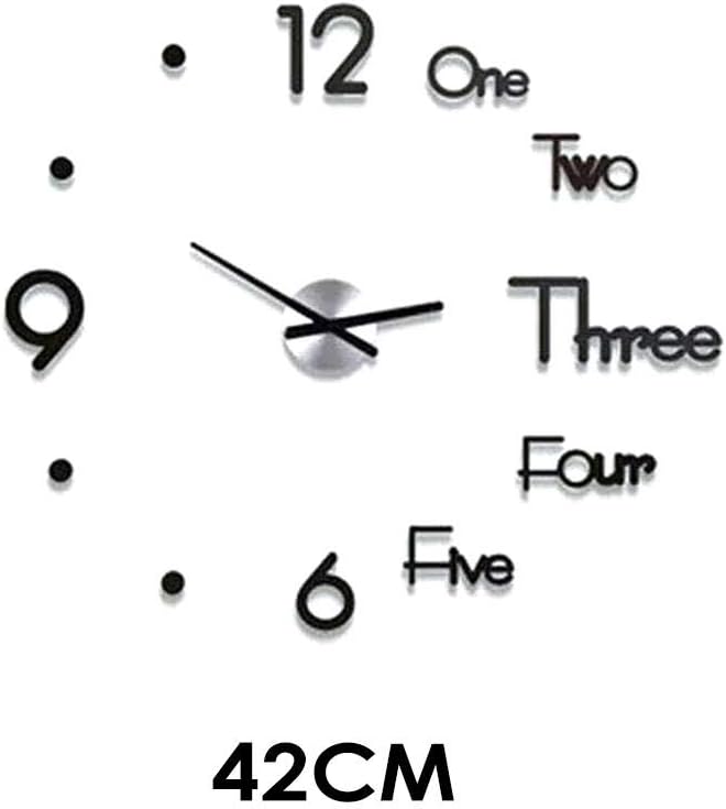 Lijuan Qin Wall Clock Sticker, Wall Clock Sticker, DIY Wall Clock Sticker, Can Be Used for About 3-5 Years