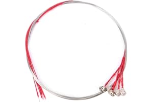 Violin Parts, 5pcs Violin E Strings Replacement Steel Strings for 3/4 and 4/4 Size Violins,G22