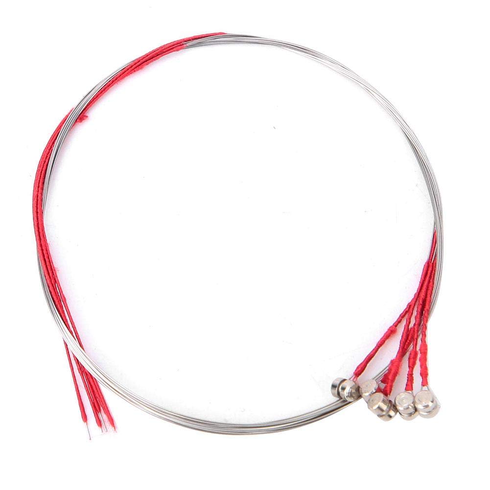 Bnineteenteam Violin E Strings, 5PCS Steel Violin Strings Fiddle String Replacement for 3/4 and 4/4 Size Violins Performance Accessory