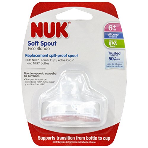 2 NUK+Replacement+Silicone+Spout+Clear
