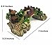 LOYEH Pavilion Tree Fish Tank Decoration Aquarium Ornament Poly Resin Bridge, 7 x 3.3 x 2.5 Inches Wonderful for The Underwater Environment, Aquariums, Fish Tank, Gardens (Wood Color)thumb 3
