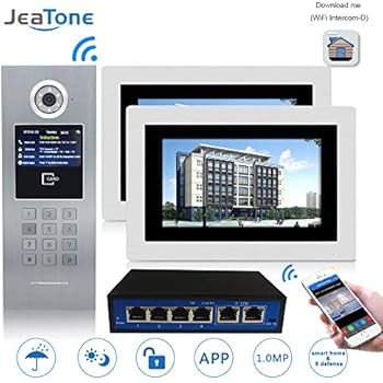 Amazon.com: Jeatone 7 inch Wired/Wireless WiFi Video Door