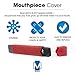 Majide Ultra Thin Vapor Case Compatible with JUUL | 3-in-1 Protection Technology and Hybrid Drop Protection - Never Lose Your Device Again! (Red)