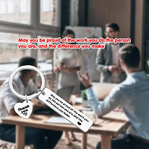 Dabihu Thank You Gift Appreciation Jewelry Make a Difference Keychain