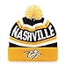 OTS NHL Nashville Predators Men's Jasper Cuff Knit Cap with Pom, Team Color, One Size