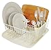 Bisque Twin Sink Dish Drainer 12.25