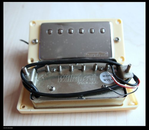 Wilkinson Lic Lp Hot Humbucker Pickup Set Chrome Set