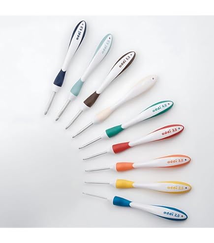 Amazon.com: addi Crochet Hook Swing 6.25 inch (16cm) Size US L (8.0mm)