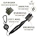 Golf Brush and Club Groove Cleaner (Black)