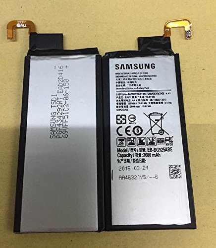 OEM Samsung EB-BG925ABE Battery for Galaxy S6 Edge - 2600mAh - Non-Retail Packaging (Bulk Packaging) OEM Samsung EB-BG925ABE Battery for Galaxy S6 Edge - 2600mAh - Non-Retail Packaging (Bulk Packaging)