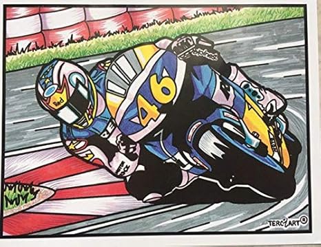 Terciart Moto Valentino Rossi Aus Samt Zum Ausmalen 38 X 29 Cm Amazon De Kuche Haushalt Terciart Moto Valentino Rossi Aus Samt Zum Ausmalen 38 X 29 Cm Amazon De Kuche Haushalt