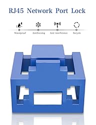 24Pcs RJ45 Port Lock with 2 Keys, ZoeRax Locking
