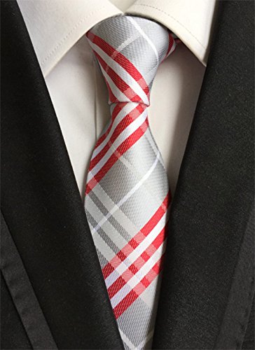 WeiShang Lot 6 PCS Classic Men's 100% Silk Tie Necktie Woven JACQUARD Neck Ties (Style 7) - Thumbnail 5