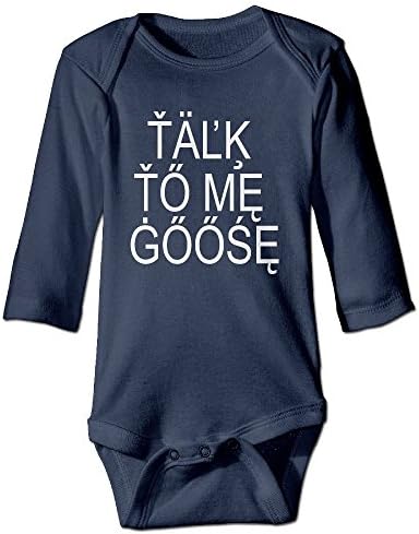 DJVOLSDKNE Talk To Me Goose Outfits Toddler Infant Baby Girls Boys Bodysuits