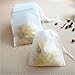 Angelduck Disposable Drawstring Tea Filter Bags, Empty Heat Seal, Pack of 100