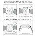 Humenn Bands Compatible for Fitbit Versa, Accessory Breathable Sport Bands Air Holes Compatible Fitbit Versa Smartwatch