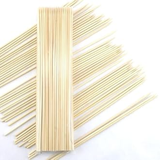 BambooMN - 5mm Sharp-Point Multipurpose Food Bamboo Skewers - 24" (61cm) - 1,000 Pieces