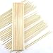 BambooMN - 5mm Sharp-Point Multipurpose Food Bamboo Skewers - 17.3
