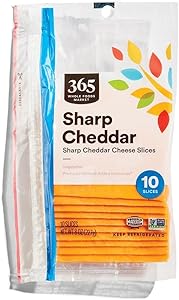 365 by Whole Foods Market Sharp Cheddar Slice, 8 OZ