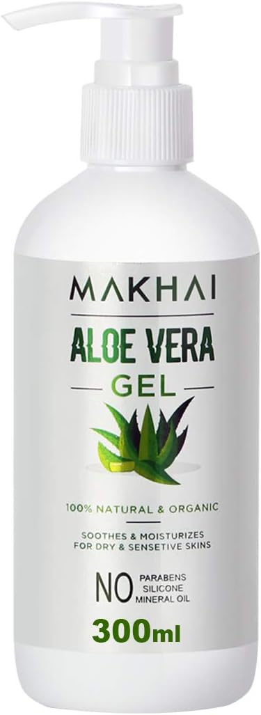 Makhai Naturals Multipurpose Aloe Vera Gel for Face , Hair and Skin 300ml