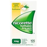 Nicorette Fruitfusion Gum 4 mg, 105 Pieces