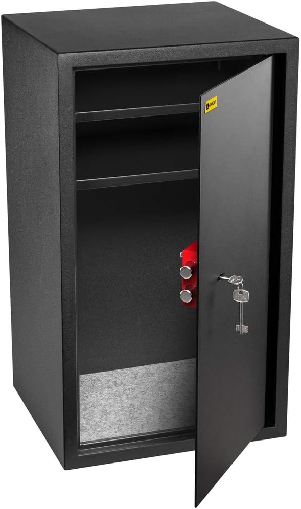 HomeSafe HV70K Large Safe with Key Lock, 70x40x36cm (HxWxD) - Image 5