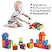 MICHLEY Kids Plastic Builders Blocks, 100 pcs Building Blocks Play Set for Children
