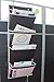 MISSLO Mail Organizer Wall Mount Over The Door Magazine Storage (4 Pockets, Coffee)