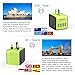International Power Adapter, Universal Travel Adapter with 4 USB, Travel Plug Adapter for US, EU, UK, AU 150+ Countries, All in One European Adapter for iPhone, Android, All USB Devices
