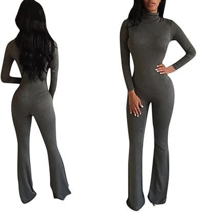 ladies long sleeve jumpsuits