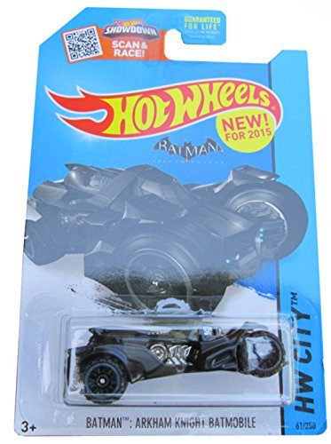 Hot Wheels 2015 HW City Batman: Arkham Knight Batmobile 61/250, Black