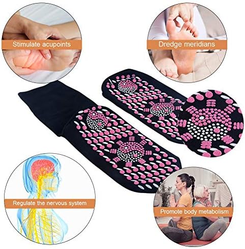 Pair of self-heating tourmaline socks advertised at a price of $15.59.