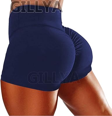 scrunch high waisted shorts