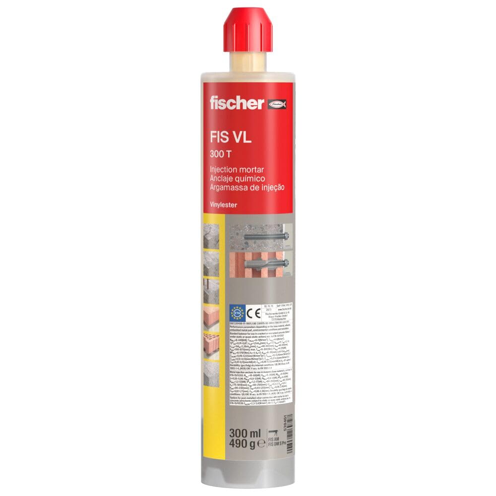 Fischer 567058 Injection Resin, Clear, 300 Ml