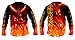 Motocross Off Road Motorcycle Jersey by KO Sports Gear - Red Phoenix Design