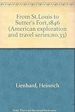Front cover for the book From St. Louis to Sutter's Fort, 1846 by Heinrich Lienhard