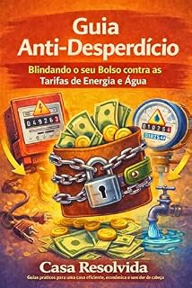 Livro Guia Anti-Desperdício: Como economizar água e luz, reduzir gastos em casa e evitar desperdícios no dia a dia (Casa Resolvida)
