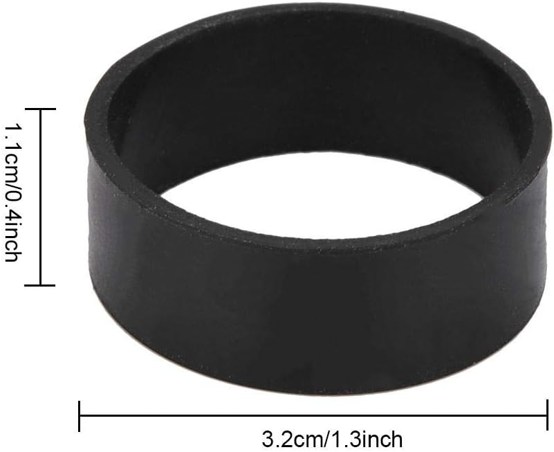 Rubber Fixing Ring, 5pcs Diving Rubber Fixing Band Ring for 5cm Webbing Weight Belt Scuba Diving Accessories - Image 5