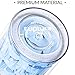 Cupture Crystal Click & Seal Shake Tumbler Cup for Hot or Cold Drinks, 1 Count (Pack of 1), Blue Sapphire,22 ounce