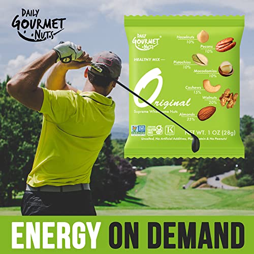 Daily Gourmet Nuts Unsalted Mixed Nuts Snack Packs/Individually